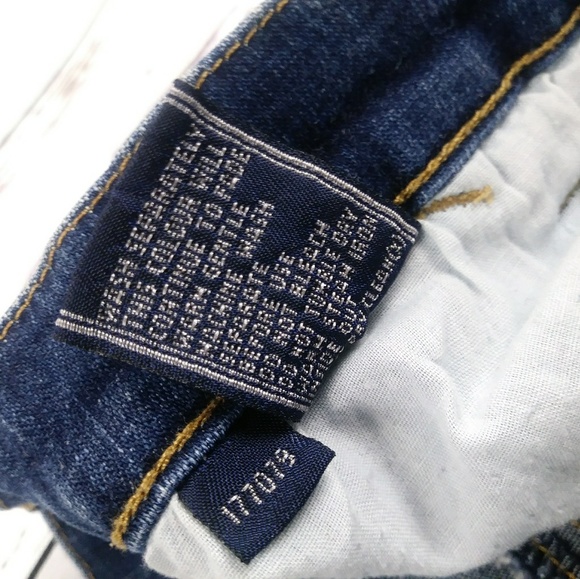 Vintage Two Tone Stretch Denim Pencil Skirt - Picture 9 of 11
